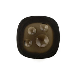 SMOKY QUARTZ SUPPER BUBBLE CUSHION CAB (WITH FRUSTED BOTTOM) 18MM 30.25 Cts.
