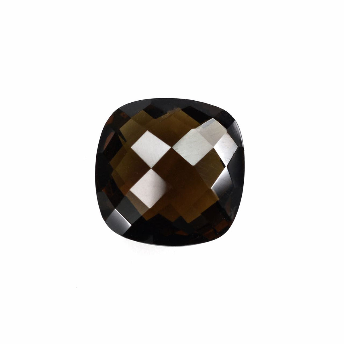SMOKY QUARTZ BRIOLETTE CUSHION 12MM 5.88 Cts.