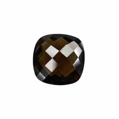 SMOKY QUARTZ BRIOLETTE CUSHION 12MM 5.88 Cts.