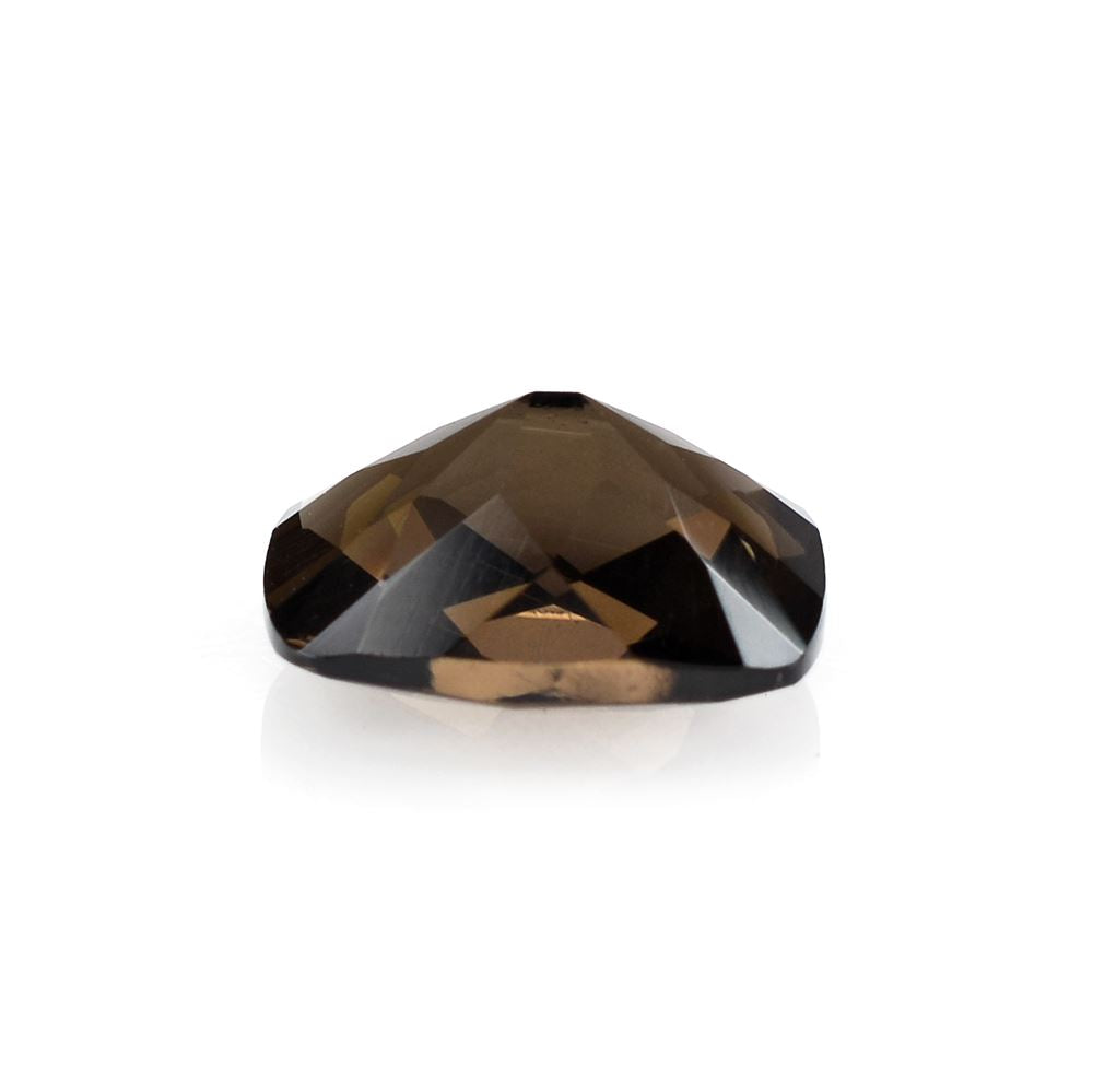 SMOKY QUARTZ CHECKER CUT CUSHION 12X10MM 4.52 Cts.