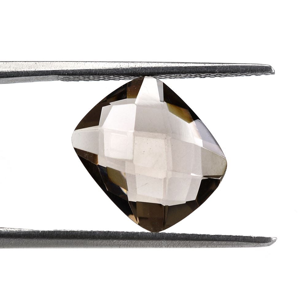 SMOKY QUARTZ BRIOLETTE CUSHION 12X10MM 4.50 Cts.