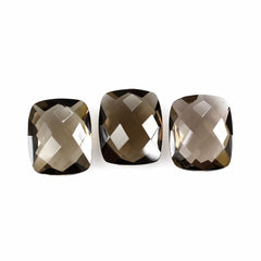 SMOKY QUARTZ BRIOLETTE CUSHION 12X10MM 4.50 Cts.