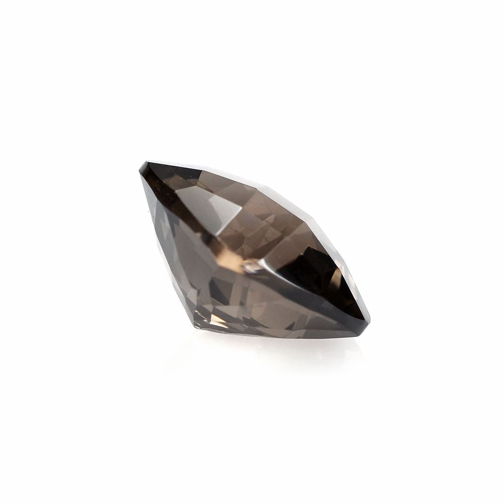 SMOKY QUARTZ CHECKER CUT CUSHION 11MM 4.85 Cts.