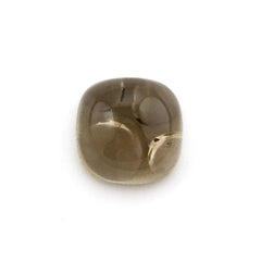 SMOKY QUARTZ SUPPER BUBBLE CUSHION CAB (WITH FRUSTED BOTTOM) 12MM 8.45 Cts.