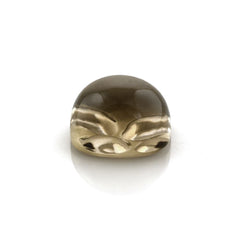 SMOKY QUARTZ SUPPER BUBBLE CUSHION CAB (WITH FRUSTED BOTTOM) 12MM 8.45 Cts.