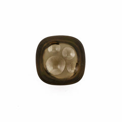 SMOKY QUARTZ SUPPER BUBBLE CUSHION CAB (WITH FRUSTED BOTTOM) 12MM 8.45 Cts.