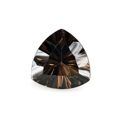 SMOKY QUARTZ CONCAVE CUT TRILLION 14MM 8.30Cts.