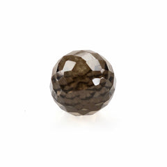 SMOKY QUARTZ FACETED DROPS (HALF DRILL) 8X6MM 2.01Cts.