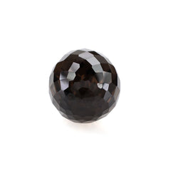 SMOKY QUARTZ FACETED DROPS (HALF DRILL) 15X8MM 6.83Cts.