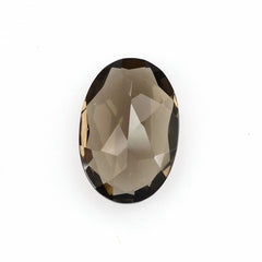 SMOKY QUARTZ CUT OVAL 12X8MM 2.49Cts.