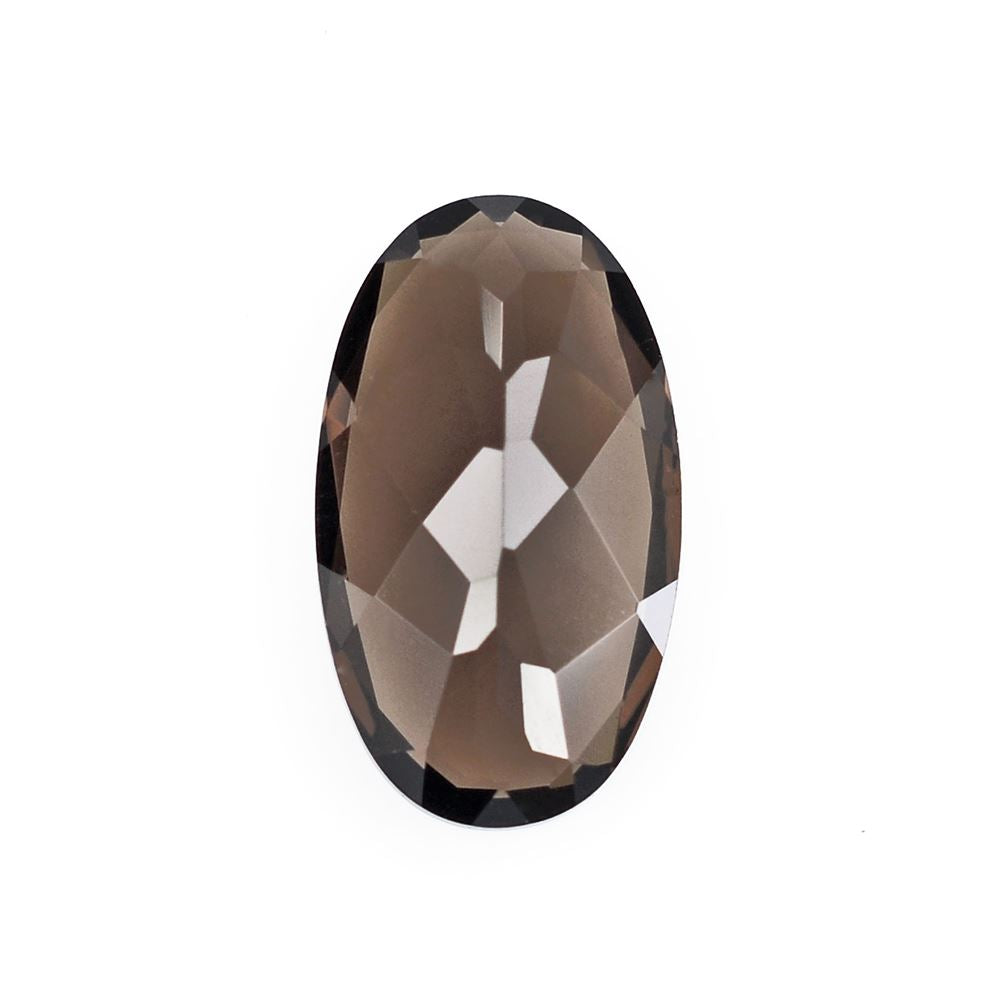 SMOKY QUARTZ CUT OVAL 14.75X8.50MM 4.15Cts.