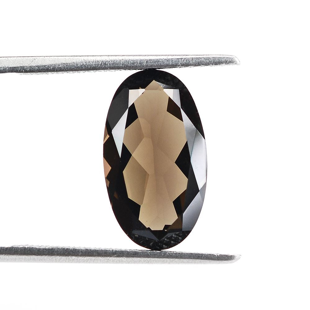 SMOKY QUARTZ CUT OVAL 14.75X8.50MM 4.15Cts.