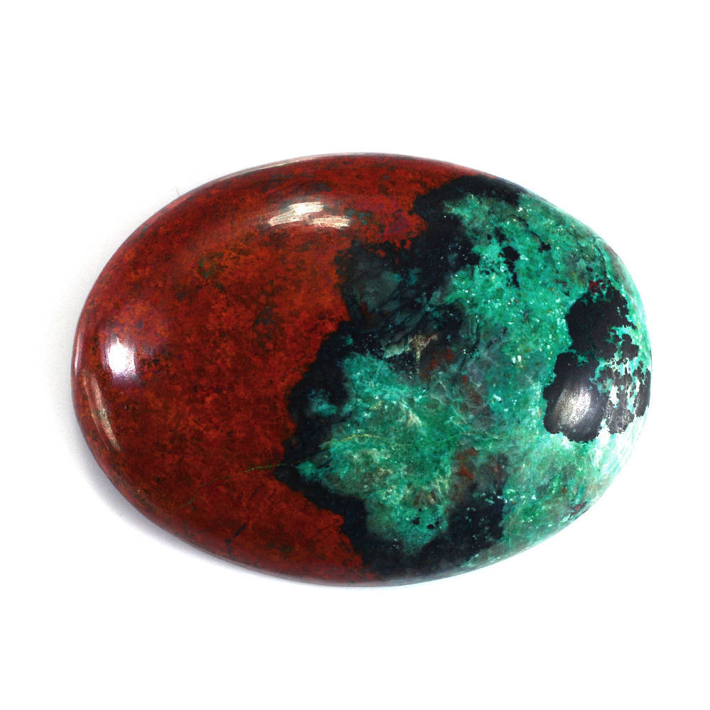 SUNSET CHRYSOCOLLA PLAIN OVAL CAB 40X30MM 85.12 Cts.