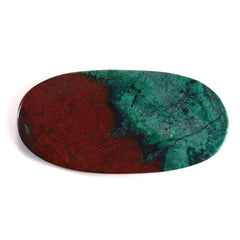 SUNSET CHRYSOCOLLA PLAIN OVAL CAB 65X32MM 119.75 Cts.