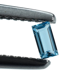 SWISS BLUE TOPAZ CUT BAGUETTE 4X2MM 0.12 Cts.