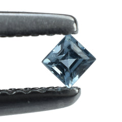 SWISS BLUE TOPAZ CUT SQUARE 2.00MM 0.06 Cts.