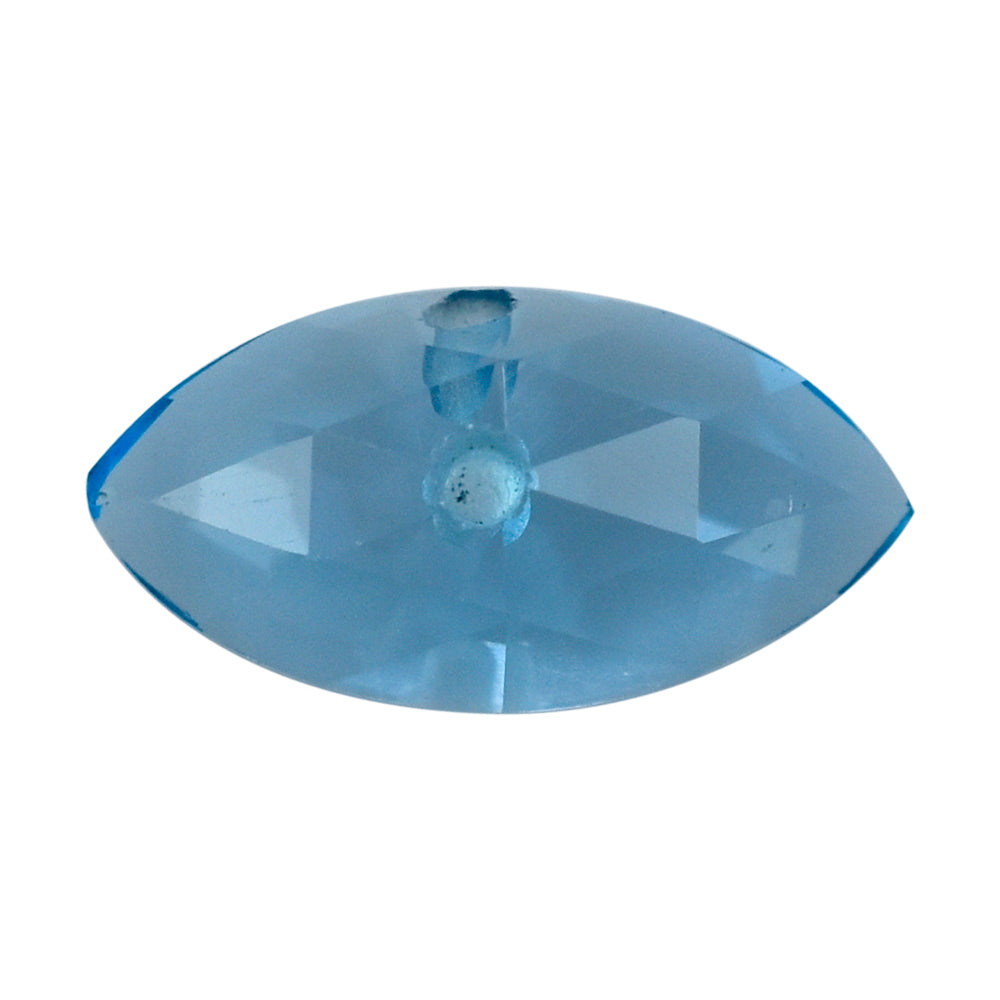 SWISS BLUE TOPAZ ROSE CUT MARQUISE CAB (TWO-H/D) 10X5MM 1.30 Cts.
