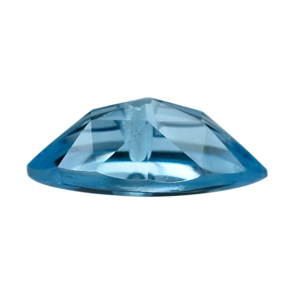 SWISS BLUE TOPAZ ROSE CUT MARQUISE CAB (TWO-H/D) 10X5MM 1.30 Cts.