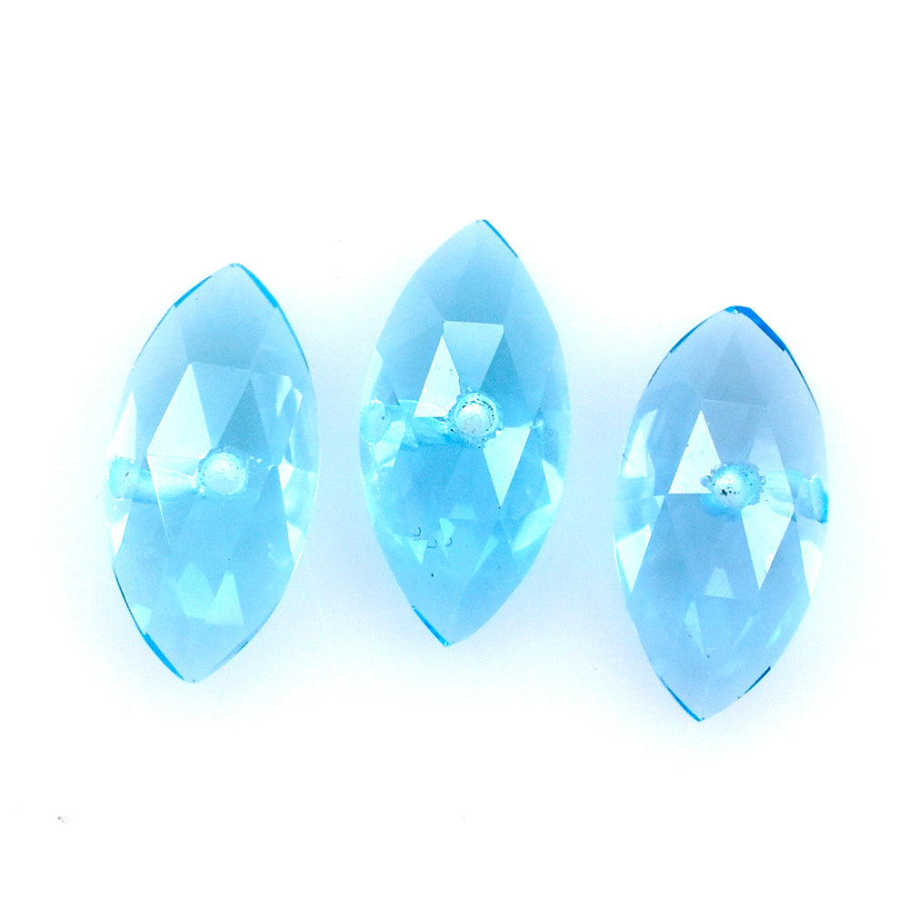 SWISS BLUE TOPAZ ROSE CUT MARQUISE CAB (TWO-H/D) 10X5MM 1.30 Cts.