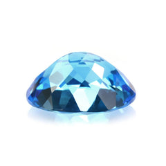 SWISS BLUE TOPAZ CUT OVAL 15.50X13MM 11.65 Cts.