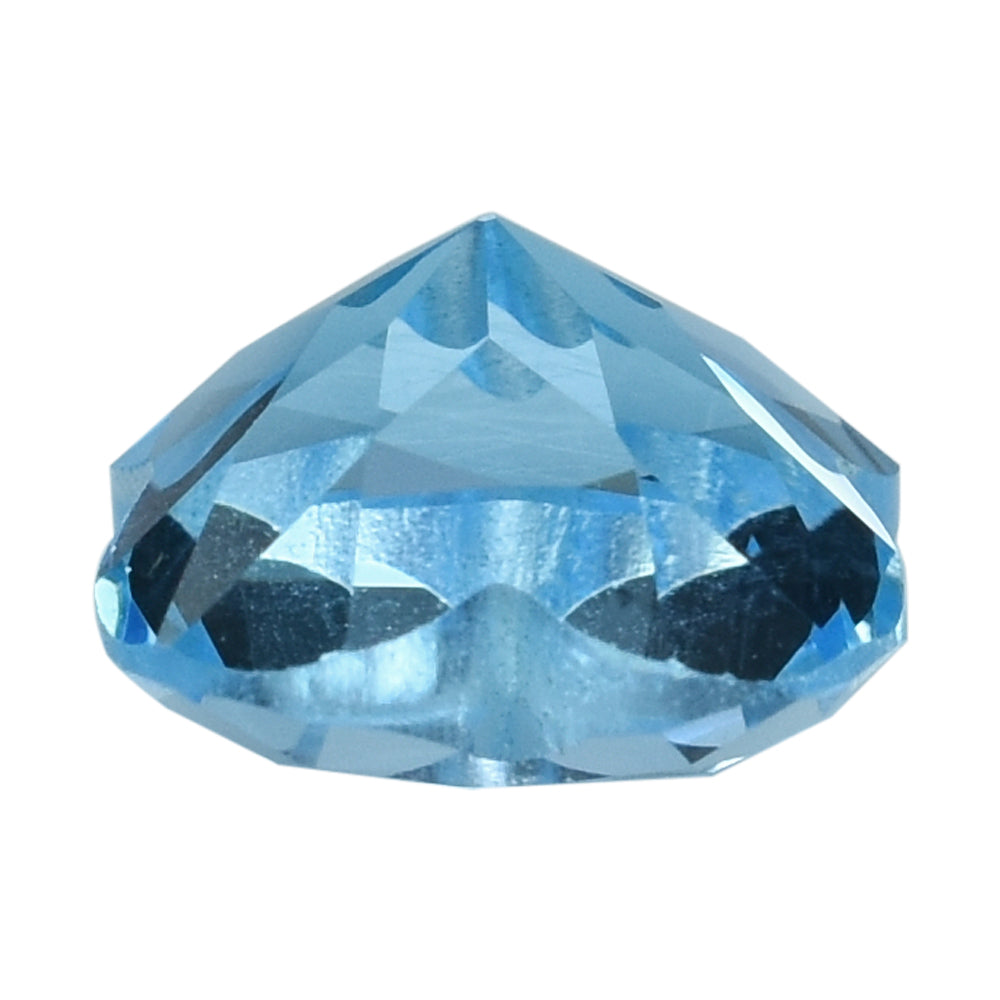 SWISS BLUE TOPAZ CUT CLOVER 8MM (TH.4.80-5.20MM) 2.90 Cts.
