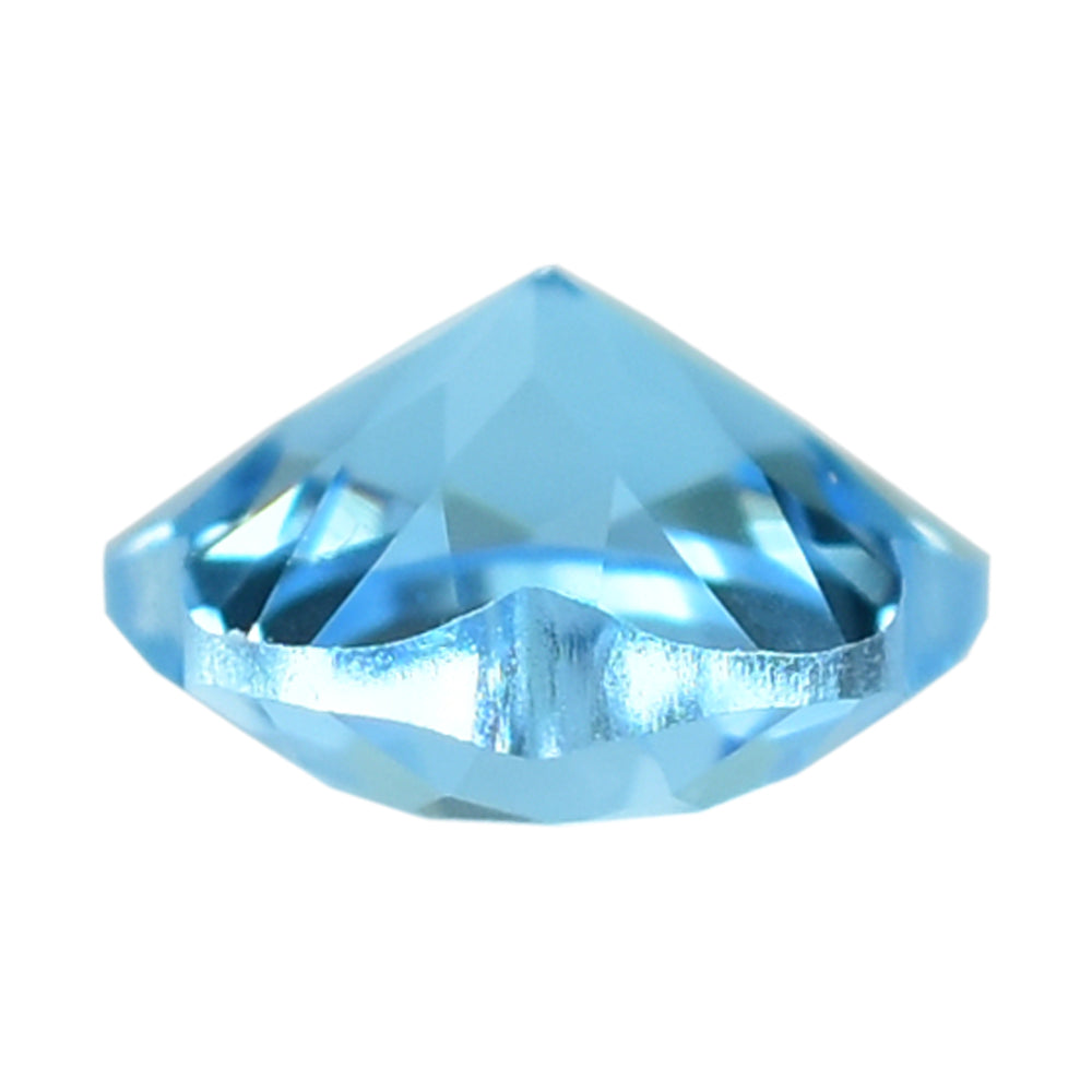 SWISS BLUE TOPAZ CUT FLOWER 5 LEAF 8MM (TH. 4.80-5.20MM) 2.42 Cts.