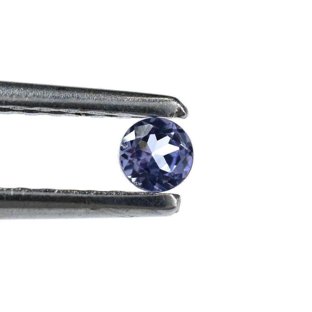 TANZANITE CUT ROUND (A) 3MM 0.13 Cts.