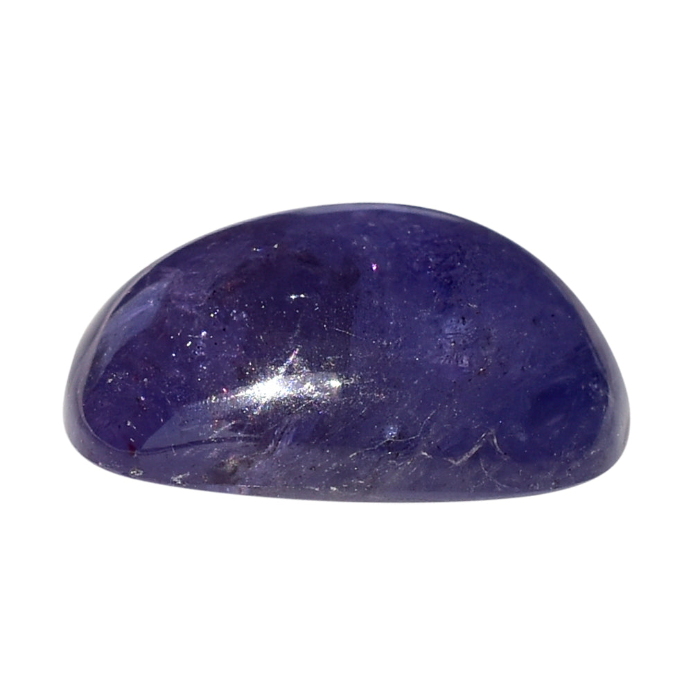 MILKY TANZANITE CUSHION CAB (A-SEMI MILKY) 11X9MM 4.70 Cts.