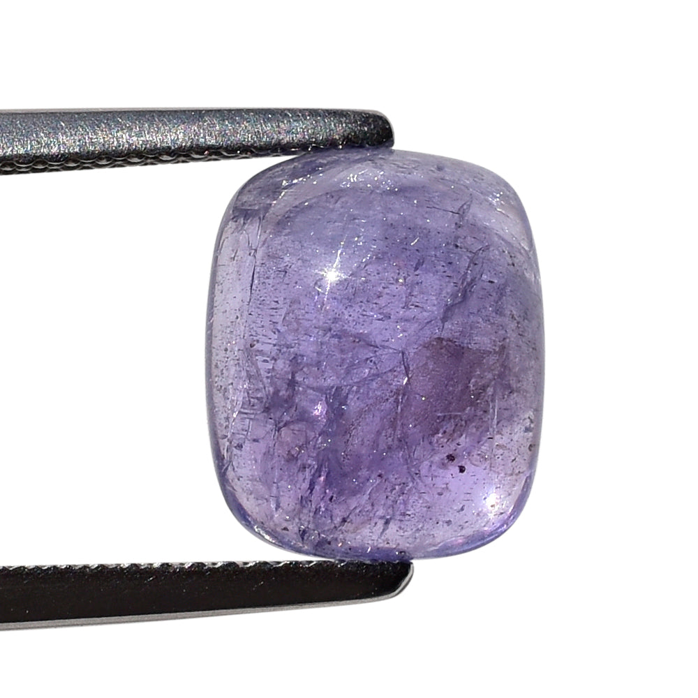 MILKY TANZANITE CUSHION CAB (A-SEMI MILKY) 11X9MM 4.70 Cts.