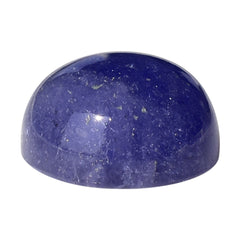 MILKY TANZANITE ROUND CAB (AA) 12MM 9.50 Cts.