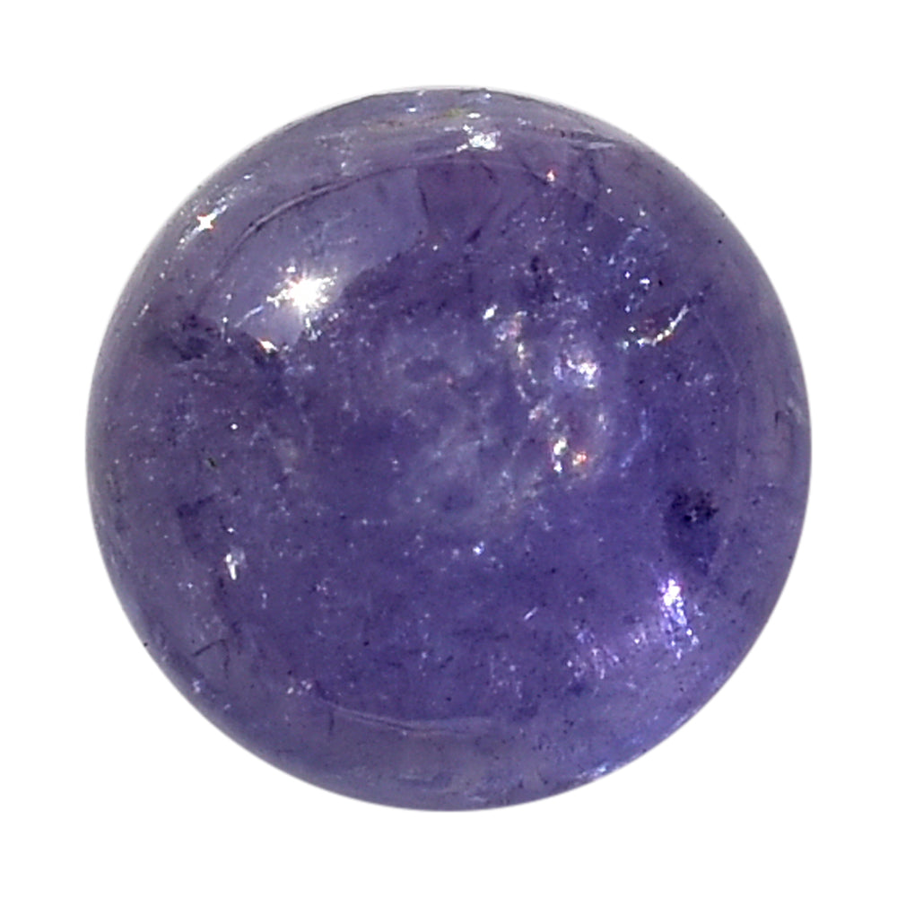 MILKY TANZANITE ROUND CAB (AA-SEMI MILKY) 6MM 1.15 Cts.
