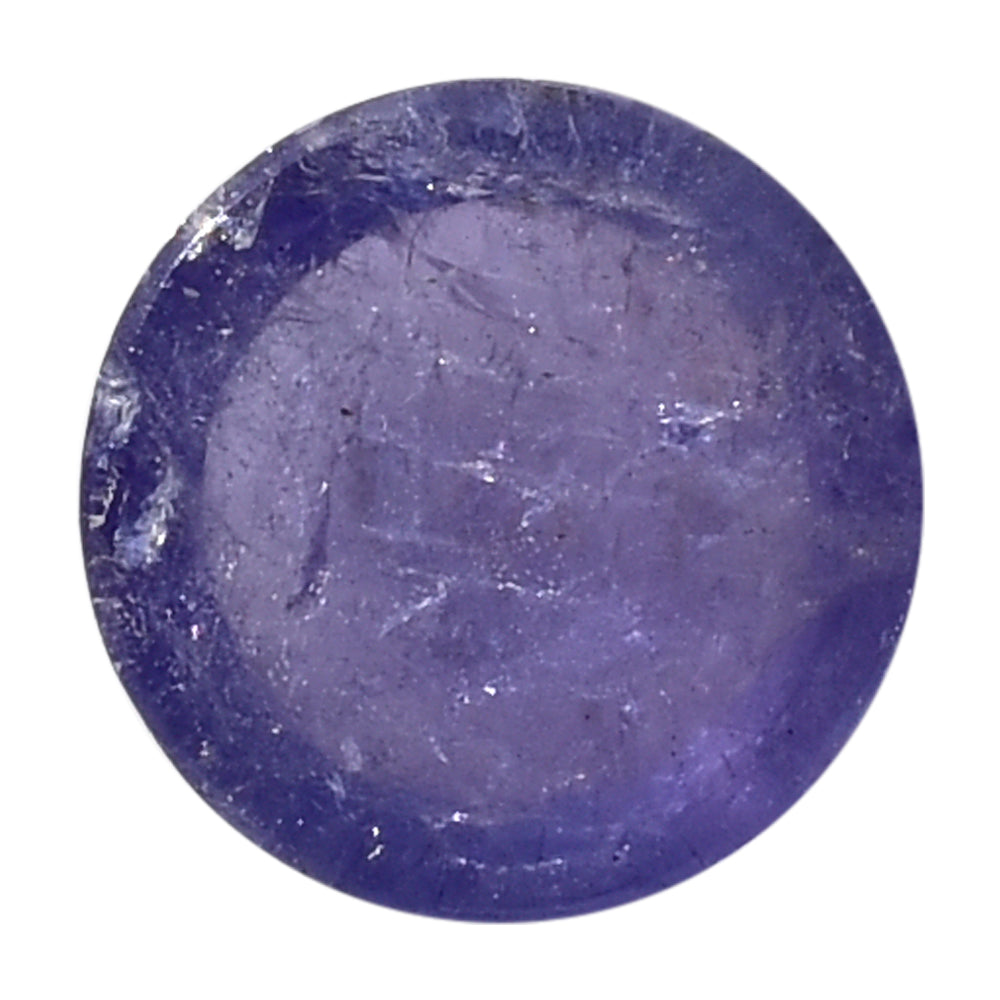 MILKY TANZANITE ROUND CAB (AA-SEMI MILKY) 6MM 1.15 Cts.