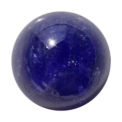 MILKY TANZANITE ROUND CAB (AAA) 19MM 23.85 Cts.