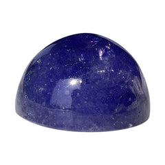 MILKY TANZANITE ROUND CAB (AAA) 19MM 23.85 Cts.