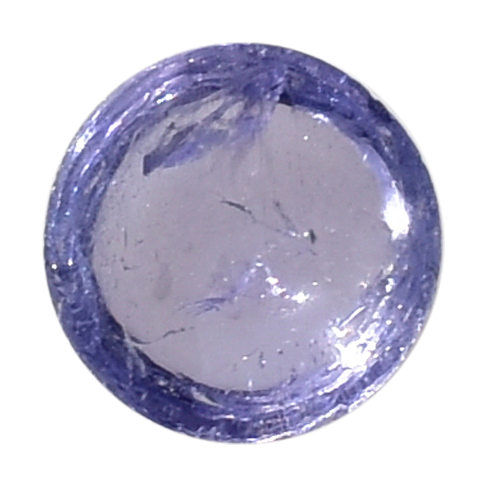 MILKY TANZANITE ROUND CAB (A-SEMI MILKY) 4MM 0.34 Cts.