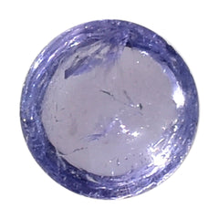 MILKY TANZANITE ROUND CAB (A-SEMI MILKY) 4MM 0.34 Cts.