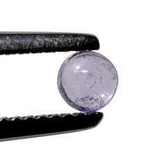 MILKY TANZANITE ROUND CAB (A-SEMI MILKY) 4MM 0.34 Cts.