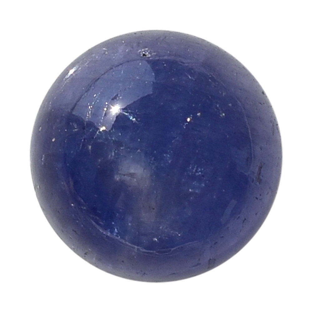 MILKY TANZANITE ROUND CAB (AAA) 6MM 1.40 Cts.