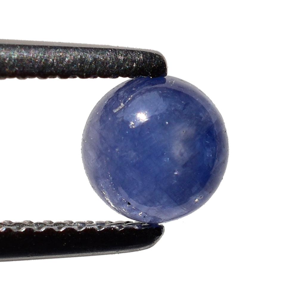 MILKY TANZANITE ROUND CAB (AAA) 6MM 1.40 Cts.