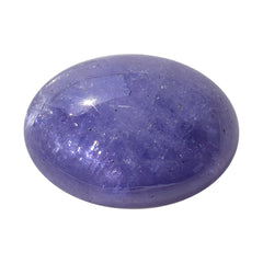 MILKY TANZANITE OVAL CAB (A) 14X10MM 5.91 Cts.