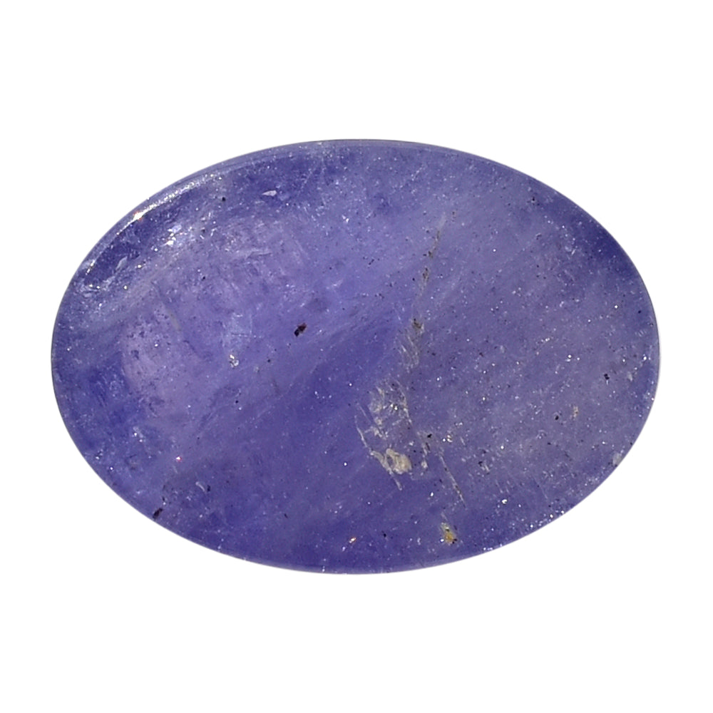 MILKY TANZANITE OVAL CAB (A) 14X10MM 5.91 Cts.