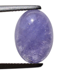 MILKY TANZANITE OVAL CAB (A) 14X10MM 5.91 Cts.