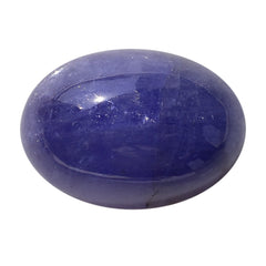 MILKY TANZANITE OVAL CAB (A) 14X10MM 6.04 Cts.