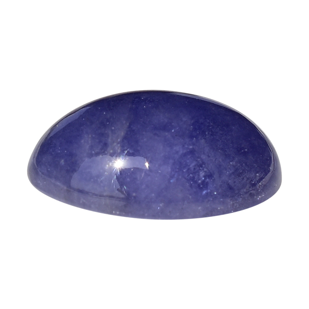 MILKY TANZANITE OVAL CAB (A) 14X10MM 6.04 Cts.