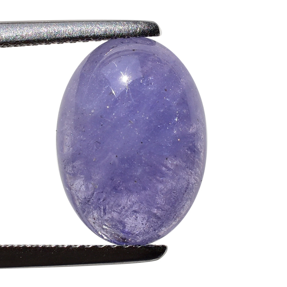 MILKY TANZANITE OVAL CAB (A) 14X10MM 6.04 Cts.