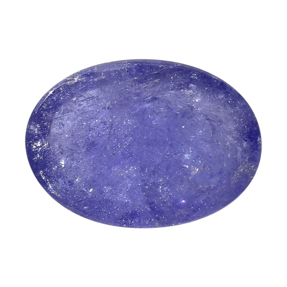 MILKY TANZANITE OVAL CAB (A) 14X10MM 5.83 Cts.