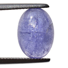 MILKY TANZANITE OVAL CAB (A) 14X10MM 5.83 Cts.