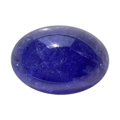 MILKY TANZANITE OVAL CAB (AAA) 14X10MM 8.15 Cts.