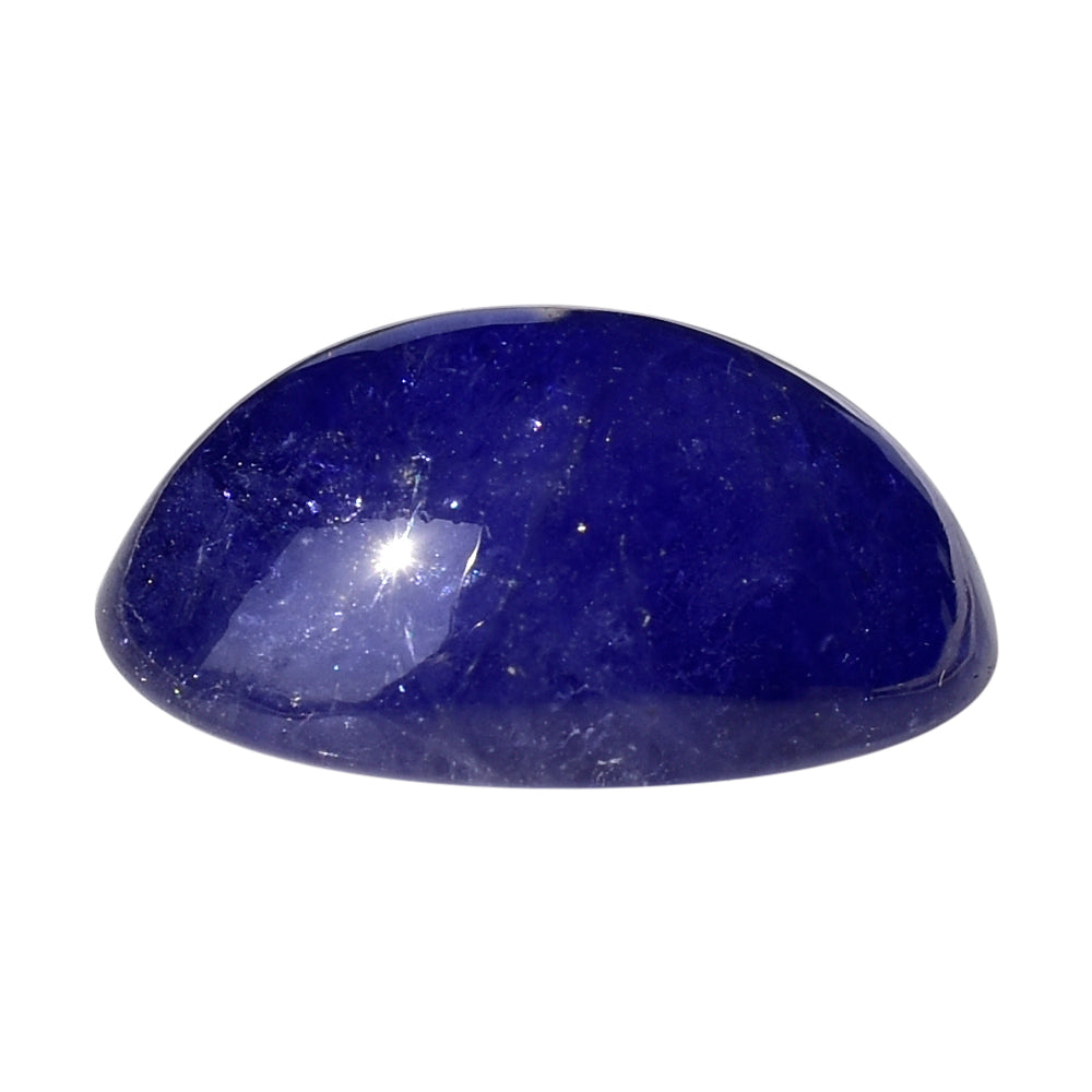 MILKY TANZANITE OVAL CAB (AAA) 14X10MM 8.15 Cts.