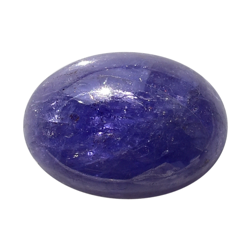 MILKY TANZANITE OVAL CAB (AAA) 14X10MM 5.83 Cts.
